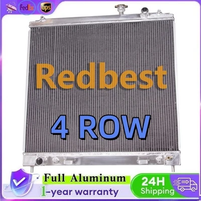 4ROW RADIATOR FOR 2004-2012 NISSAN QX56 TITAN/05-15 INFINITI/ARMADA 5.6 V8 #2691 Foto 1 de 4