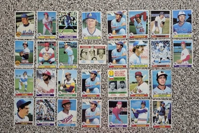 1979 Topps Baseball Sports Trading MLB Card 30 Card Lot Old Vintage Free Shippin - Image 1 of 4