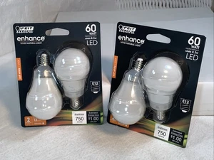 New Feit Electric Enhance 60W Replacement 8.3W A15 E12 LED Lightbulb Dimmable - Picture 1 of 6