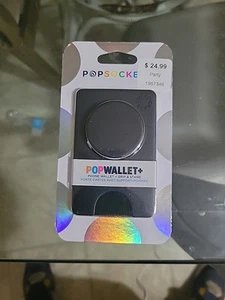 🆕 New PopSockets PopWallet+ in Black (Pop Socket Pop Wallet) - Photo 1 sur 2
