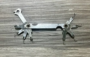 Vintage Spark Plug Adjusting Folding Pocket Tool Gap Gauge Made In USA - Picture 1 of 6