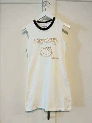 Vestido sin mangas blanco adorable Hello Kitty X Moussy talla 1 🤍 Foto 1 de 4