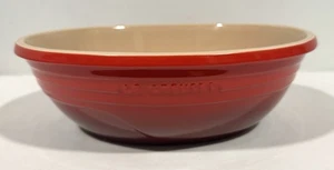 Le Creuset Steinzeug Orange Ombré Flamme Oval Servierschale 3,6 QT 3,4L - Bild 1 von 6