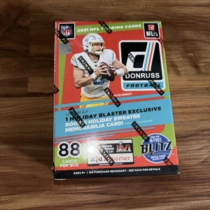 2021 Panini Donruss NFL Football Holiday Blaster Box Brand New Factory Sealed - Picture 1 of 3