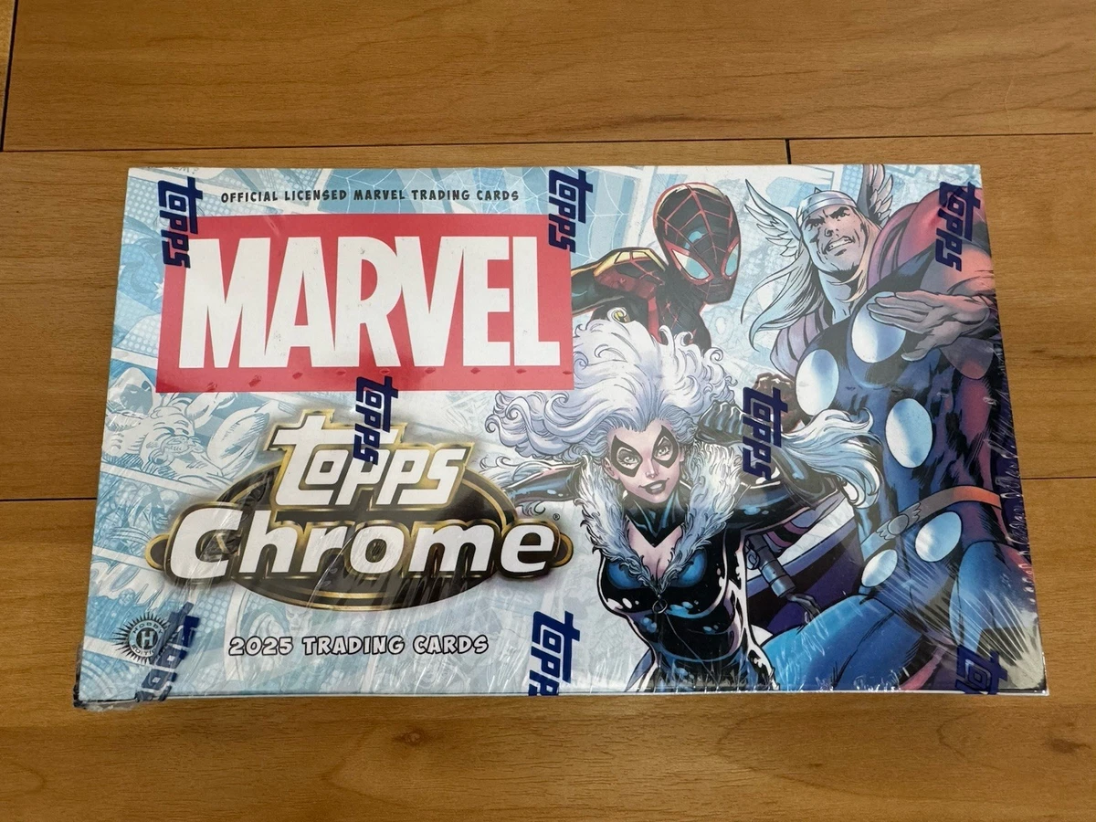 2025 topps Chrome marvel value box 5box 2025 Topps Marvel Chrome