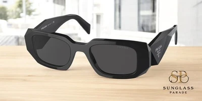 PRADA PR 17WS 1AB5S0 Black Dark Grey 49 mm Women's Sunglasses - Image 1 of 2