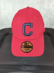 Cleveland Indians MLB New Era Classic ALT 39THIRTY Flex Hat Cap Red M/L New - Picture 1 of 10