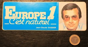 Aufkleber / Sticker - Radio EUROPA 1 - Jean Claude DASSIER - Bild 1 von 1