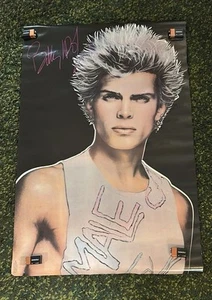 Vintage Billy Idol Brian Aris Advertising Promotional Poster (A5) - Picture 1 of 2