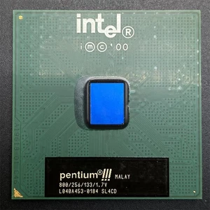 Intel Pentium III 800MHz CPU SL4CD Coppermine 800EB 256KB 133MHz 370 Processor - Picture 1 of 3