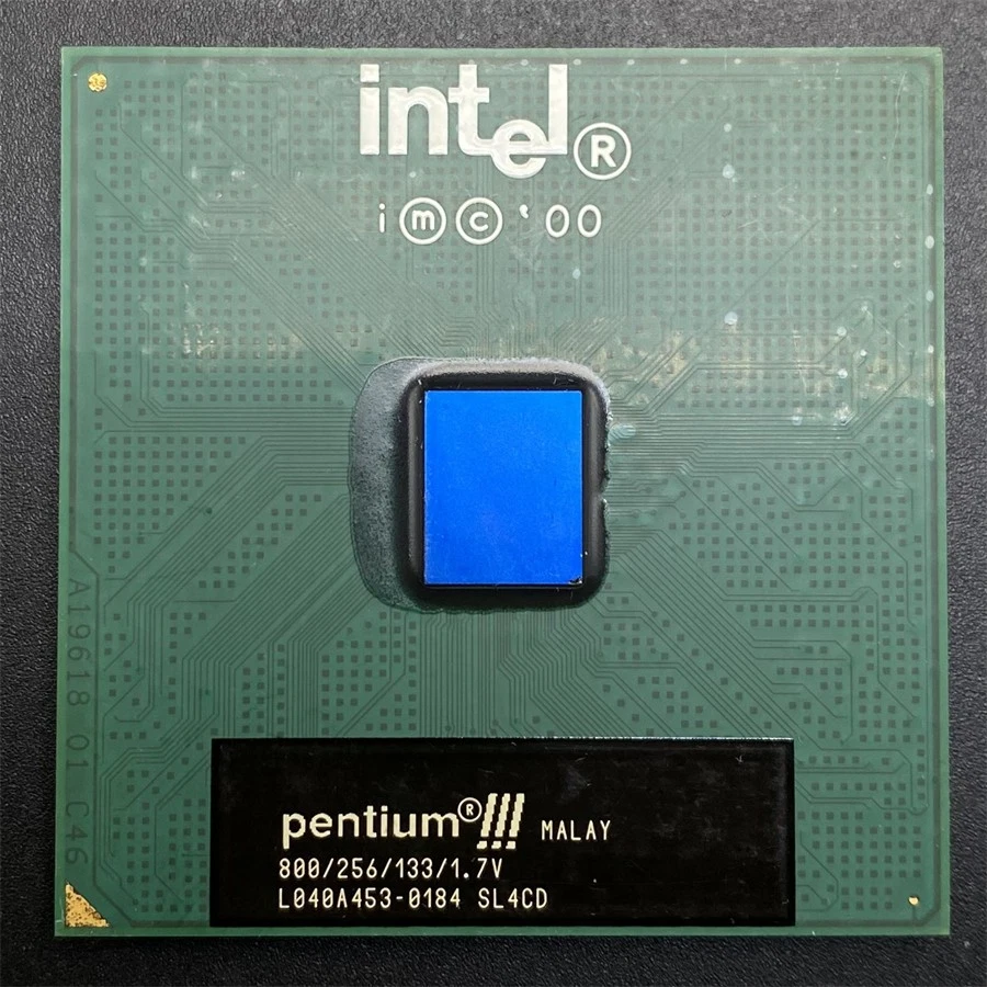 Intel Pentium III 800MHz CPU SL4CD Coppermine 800EB 256KB 133MHz 370 Processor - Image 1 of 3