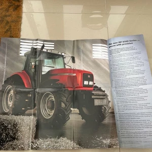 Massey Ferguson 8200 series tractor huge fold out leaflet sales brochure 33x23” - Picture 1 of 5