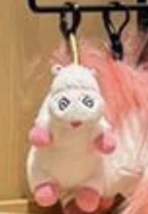Universal Studios Despicable Me flauschiges Einhorn Plüsch Schlüsselanhänger - Bild 1 von 1