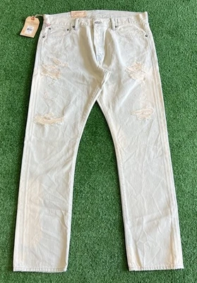 New Polo Ralph Lauren Sullivan Slim Distressed Jeans Size 36 X 32 Authentic Men - Image 1 of 4