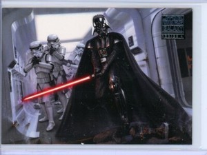 2009 Topps Star Wars Galaxy 4 "DARTH VADER" Base Set Card #4