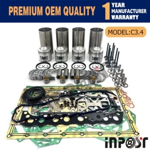 C3.4 C3.4DIT Engine Rebuild Kit For Caterpillar Engine 262C 246C 272C Loader - Picture 1 of 6