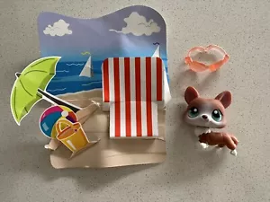 Littlest Pet Shop LPS Complete #317 Corgi Play Scene - Picture 1 of 2