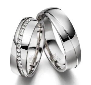 DISEÑO MADURO - ELEGANTES ANILLOS DE BODA / BRONCE - ORO - GRAN SELECCIÓN EN TIENDA - Imagen 1 de 1
