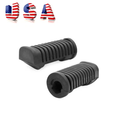 Juego de estriberas de goma para Honda CT90 CL77 CB/CL100/125/175/350/450 50661-110-000 Foto 1 de 4