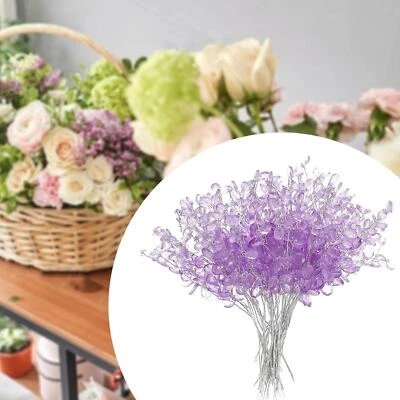 30x Water Drops Artificial Flower Picks for Farmhouse Festival Anniversary - Image 1 of 2