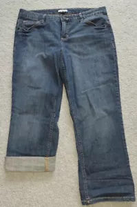 Pantalones de mezclilla para mujer Tommy Hilfiger elásticos azules talla 12 - Imagen 1 de 4