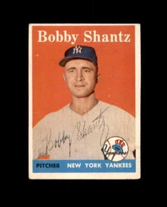 Bobby Shantz Signed Authentic 1958 Topps New York Yankees Autograph - Picture 1 of 2