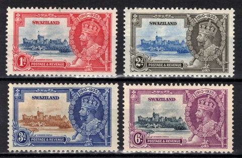 SWAZILAND Scott 20-3 Stanley Gibbons 21-4 Mint Hinged Cover
