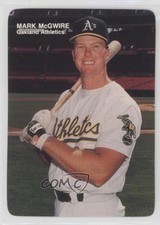 1988 Mother's Cookies Oakland Athletics Stadium Giveaway Mark McGwire #2
