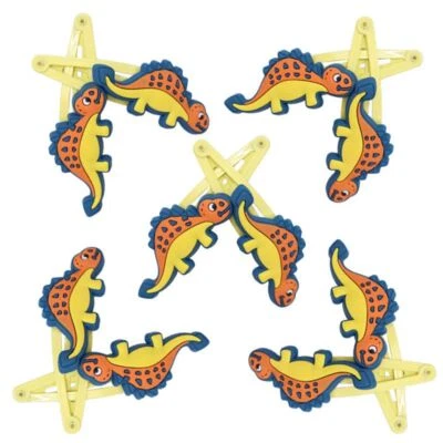 Dinosaur Series Colorful Hair Clip - PVC Metal Hairclips Children Hair Accessory - Image 1 of 4