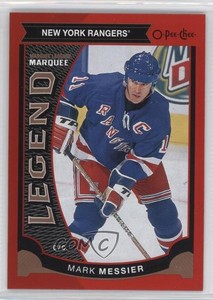 2015-16 O-Pee-Chee Marquee Legends Red Border Mark Messier #566 HOF