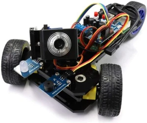 Freenove Three-Wheeled Smart Car Kit for Raspberry Pi 4 B3 B+ B A+ Robot Project - Picture 1 of 7