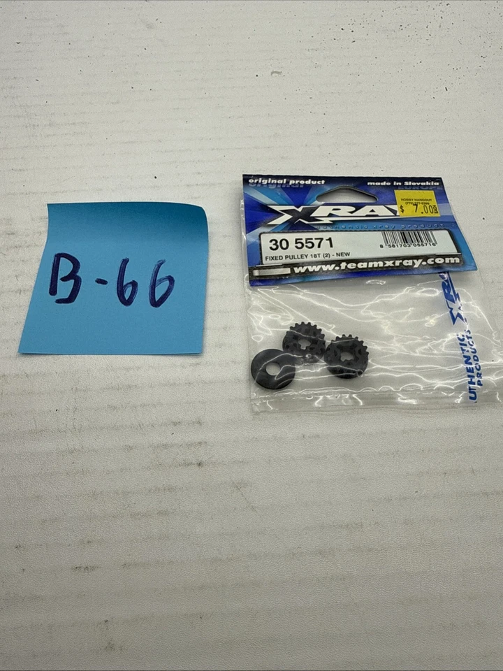 ES- Xray Composite Fixed Pulley 18T (2) - 305571 - Image 1 of 1