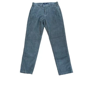 Abercrombie & Fitch Grey Corduroy 90's Straight Stretch Pants Size 30x32 - Picture 1 of 6