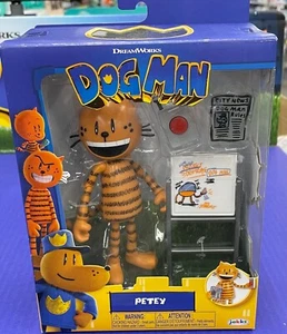 2025 Dreamworks Dog Man Movie PETEY 5" FIGUR ARTIKULIERT NEU in BOX LESEN! - Bild 1 von 1