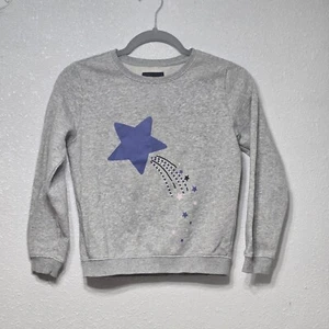 Joe Boxer Girls Shooting Star Grey Sweatshirt Size Lg 10/12 - Picture 1 of 6