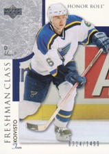 2002-03 Upper Deck Honor Roll Hockey #125 Tom Koivisto RC 0324/1499