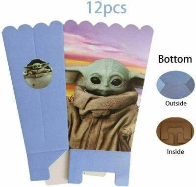 Popcorn Box Treat Boxes Party Favor Decoration Birthday Party Supplies 12pcs  - Image 1 of 3