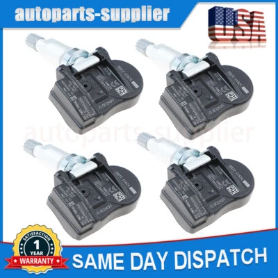 4PCS Tire Pressure Sensor TPMS 52933-2J100 For Kia Rio Hyundai Accent Genesis - Image 1 of 4