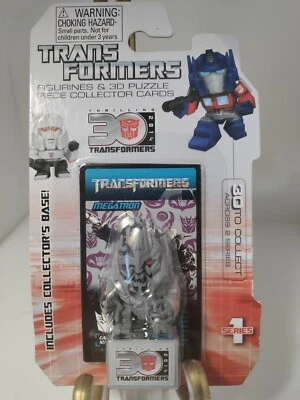 Transformers 30th Anniversary Figurine w/ 3D Puzzle Piece & Base- Megatron 12/30 - Image 1 of 3