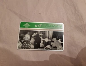DOCTOR WHO AND THE DALEKS COLLECTABLE BT PHONE CARD BTG462 EXTREMELY RARE .,,. - Picture 1 of 3