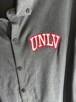 Mercer Mettle UNLV SHORT SLEEVE BUTTON UP SHIRT Large L  - Image 1 of 4