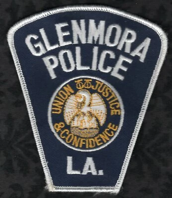 Glenmora LA. Parche de hombro de policía de Louisiana  Foto 1 de 2