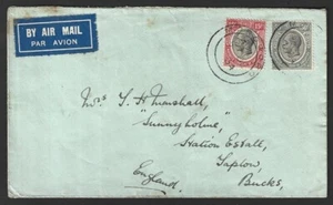 Mandated Territory of Tanganyika 1934 cover Morogoro via Dodoma to England - Picture 1 of 2