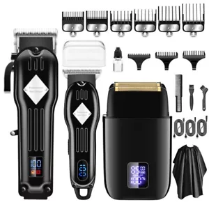 Profi Haarschneidemaschine Haarschneider Bart Trimmer Rasierer Hair Clipper - Bild 1 von 9