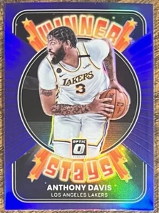 2021-22 Panini Donruss Optic Winner Stays Anthony Davis Purple #7 Lakers - Bild 1 von 2