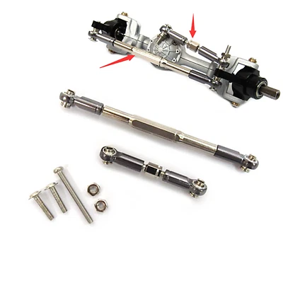 Metal Servo Steering Pull Rod for 1/16 WPL B-1 B16 B24 C-14 C24 Military Truck - Image 1 of 4