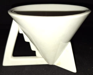 Vintage Postmodern Memphis Style Mikasa Millennium White Zickzack Cup Mug Helena Uglow - Bild 1 von 9