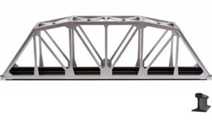 Atlas HO Scale ~ New 2024 ~ Code 83 ~ Silver 18" Through Truss Bridge Kit ~ 594 - Picture 1 of 3