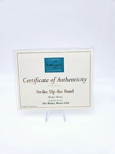 WDCC Disney Strike Up the Band COA Certificate Of Authenticity No Figure - Picture 1 of 2