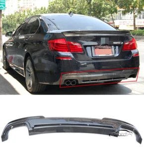 Alerón labial difusor parachoques trasero de fibra de carbono para BMW F10 F11 M-Tech 2011-2015 - Imagen 1 de 12